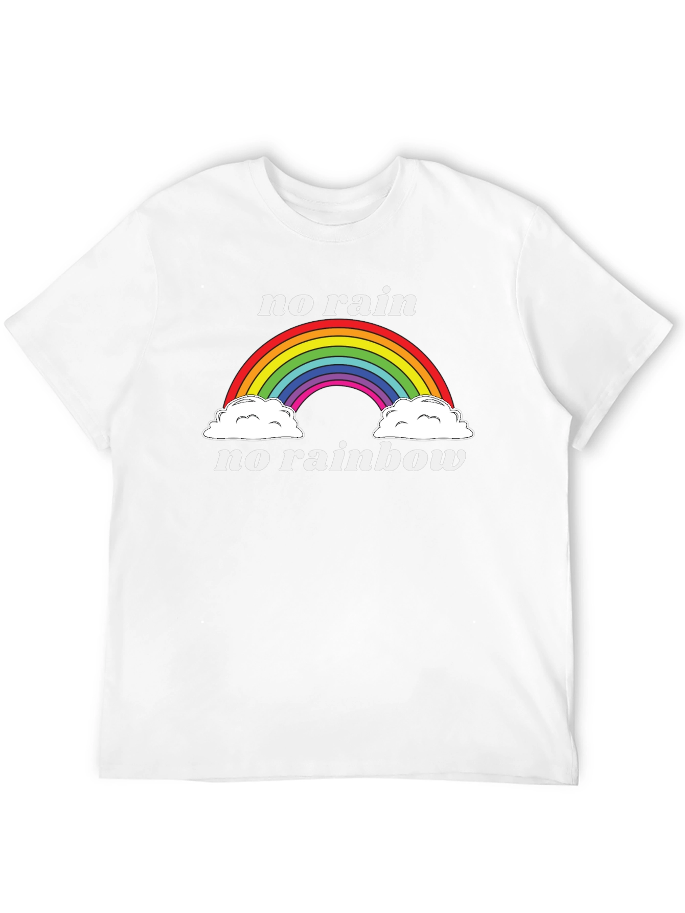No Rain No Rainbow Graphic Tee - Unisex