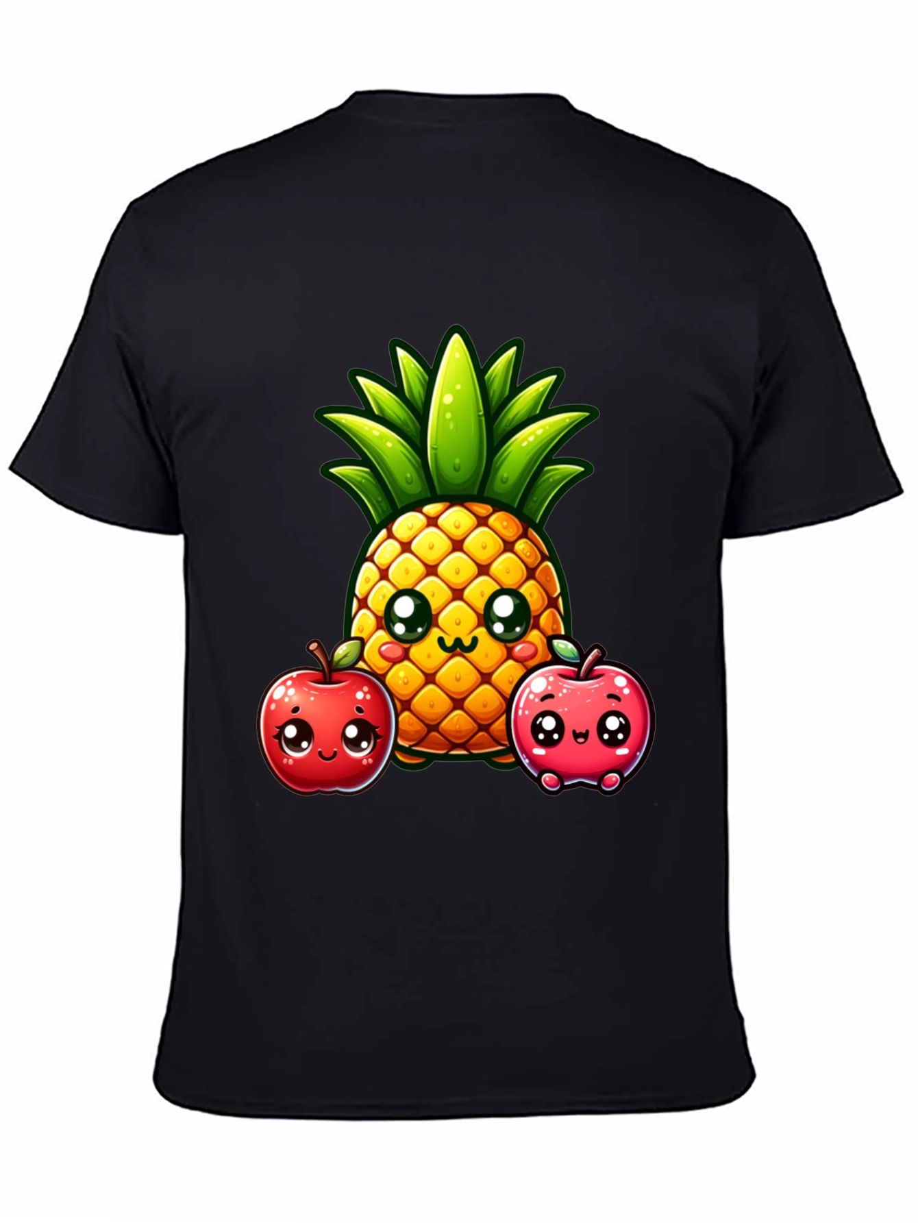 Cute Pineapple & Apples Graphic Tee