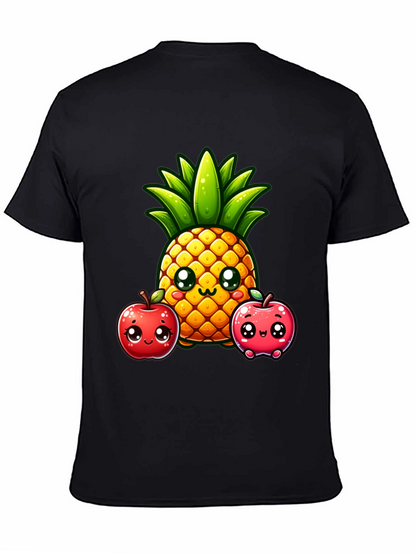 Cute Pineapple & Apples Graphic Tee