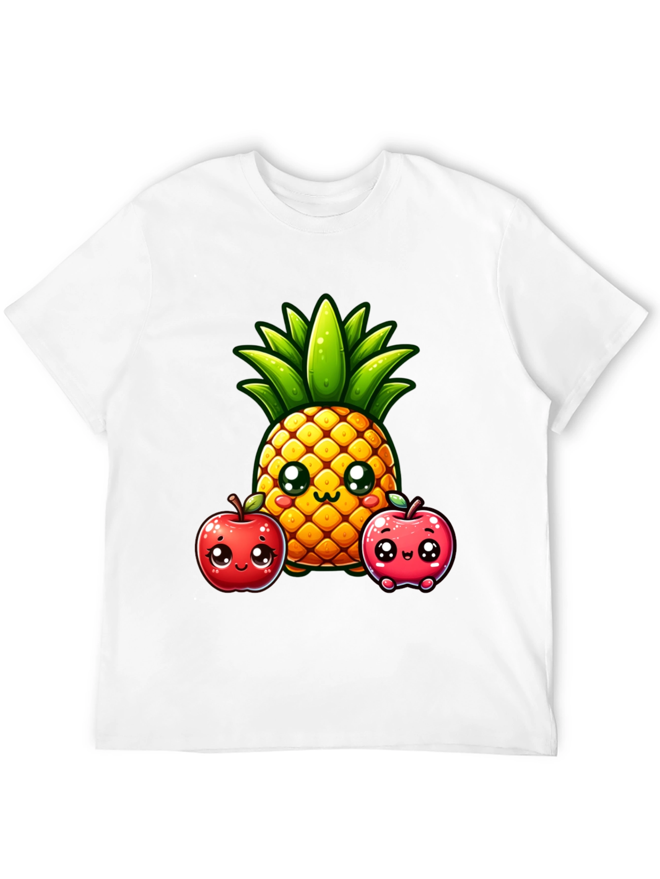 Cute Pineapple & Apples Graphic Tee
