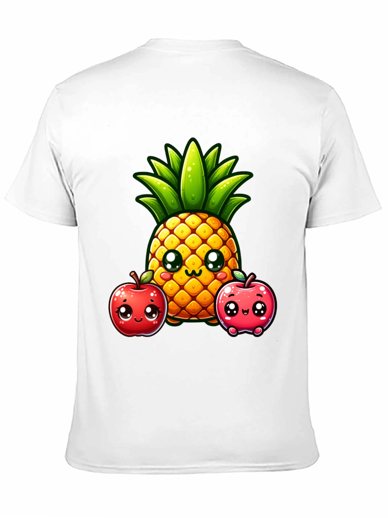 Cute Pineapple & Apples Graphic Tee