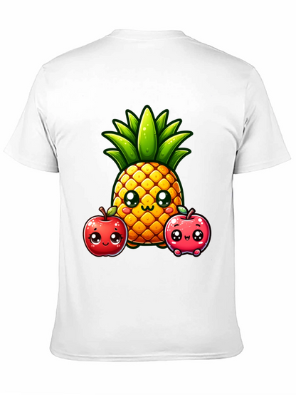 Cute Pineapple & Apples Graphic Tee