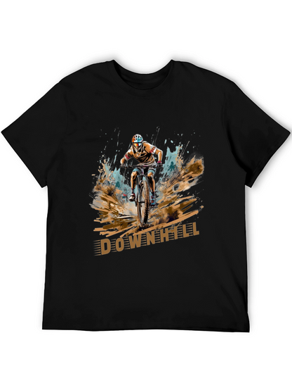 Downhill Mountain Bike Graphic Tee - Adventure Ready