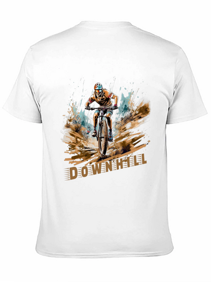 Downhill Mountain Bike Graphic Tee - Adventure Ready