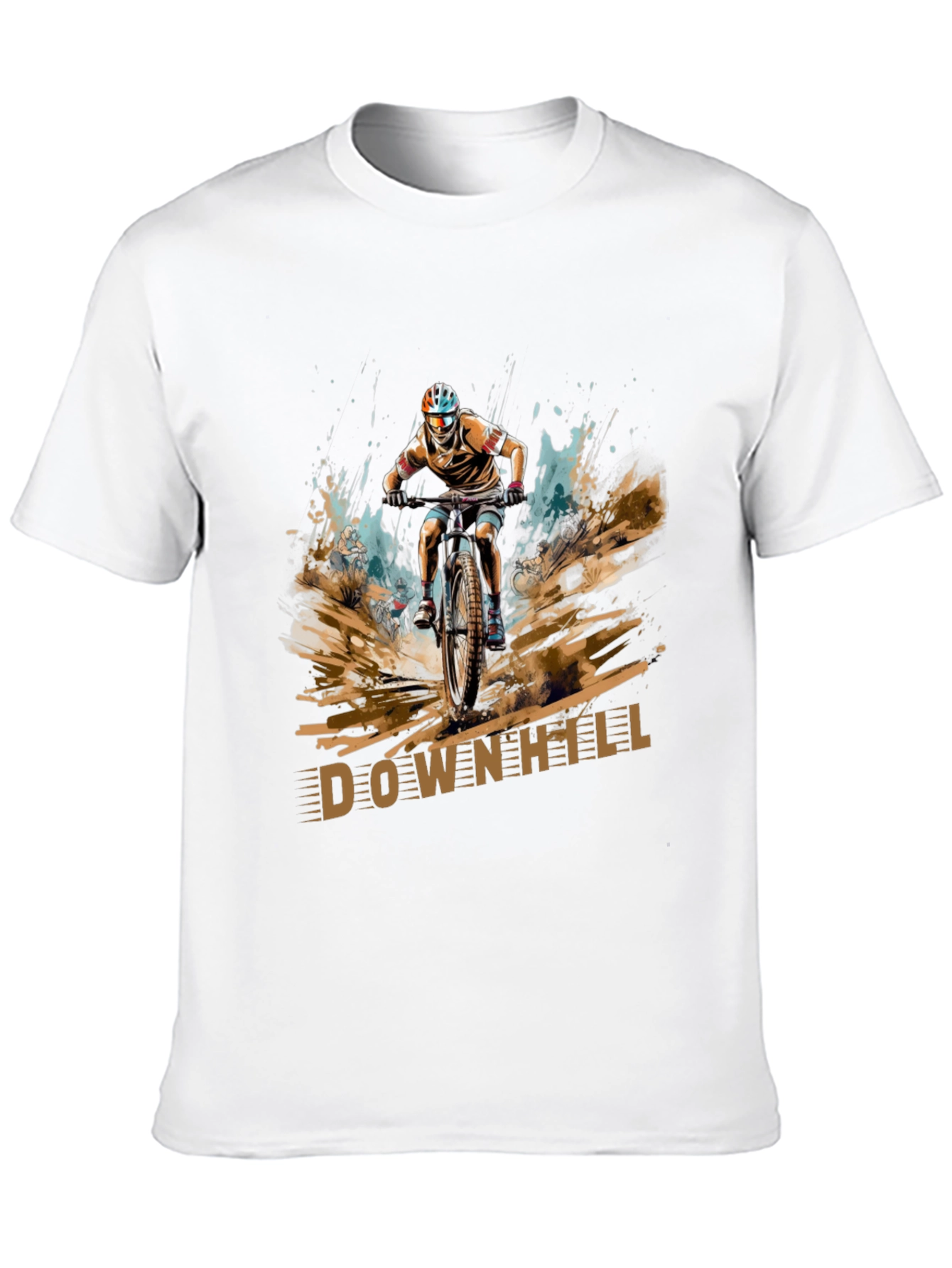 Downhill Mountain Bike Graphic Tee - Adventure Ready