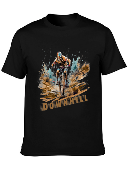 Downhill Mountain Bike Graphic Tee - Adventure Ready