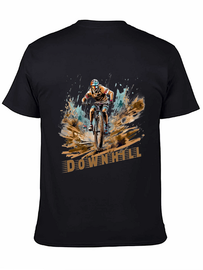 Downhill Mountain Bike Graphic Tee - Adventure Ready