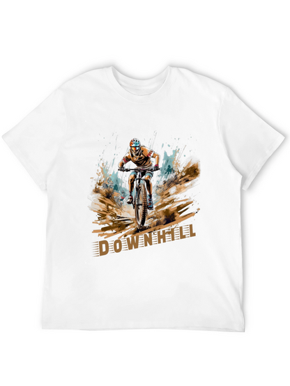 Downhill Mountain Bike Graphic Tee - Adventure Ready
