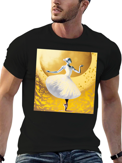 Ballerina Graphic Tee - Unique Dance Design