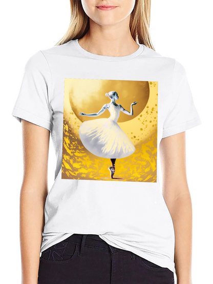 Ballerina Graphic Tee - Unique Dance Design