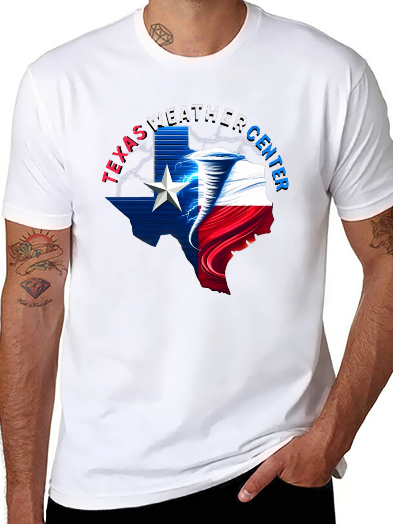Texas Weather Center Tornado Graphic Tee