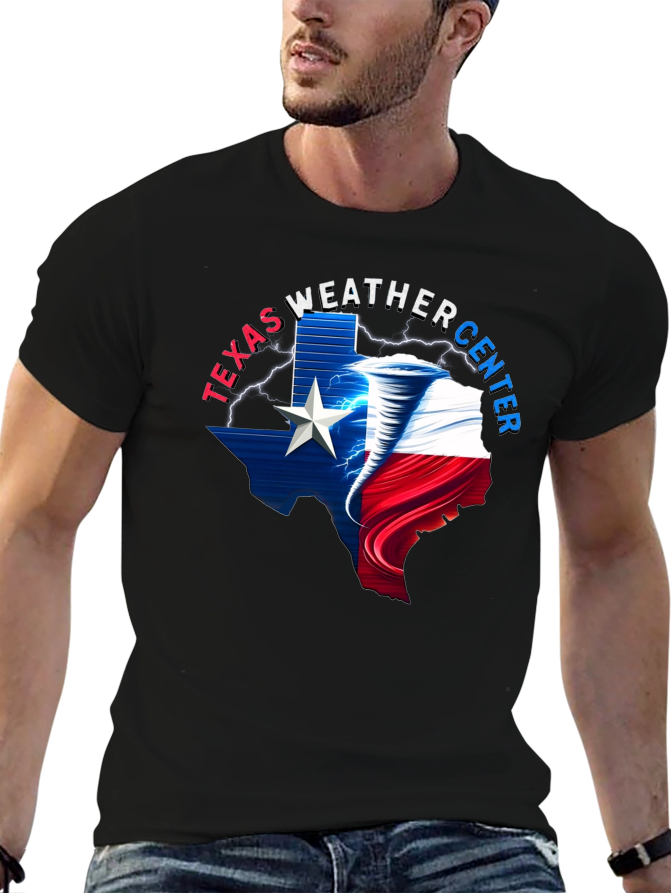 Texas Weather Center Tornado Graphic Tee