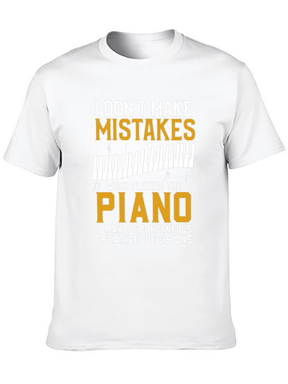 Piano Player T-Shirt - Spontaneous Creative Decisions
