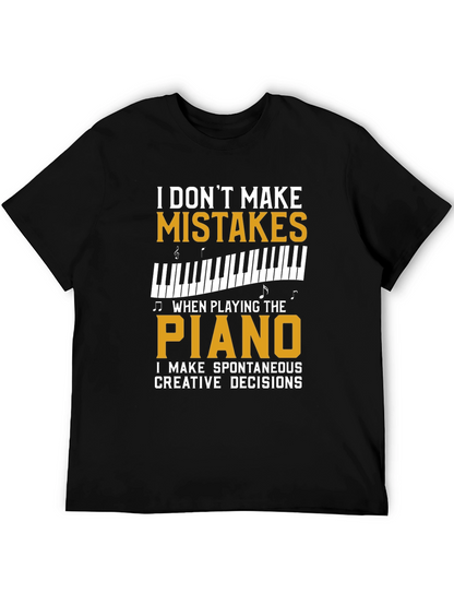 Piano Player T-Shirt - Spontaneous Creative Decisions