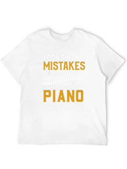 Piano Player T-Shirt - Spontaneous Creative Decisions