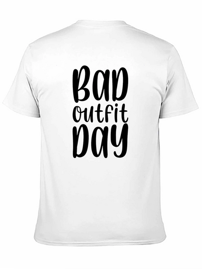 Bad Outfit Day Black Graphic T-Shirt
