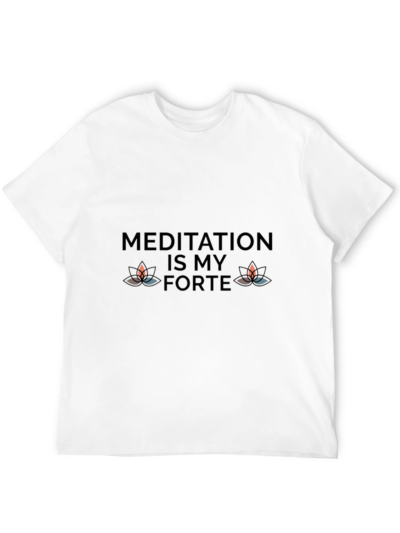 Meditation Is My Forte Black Tee