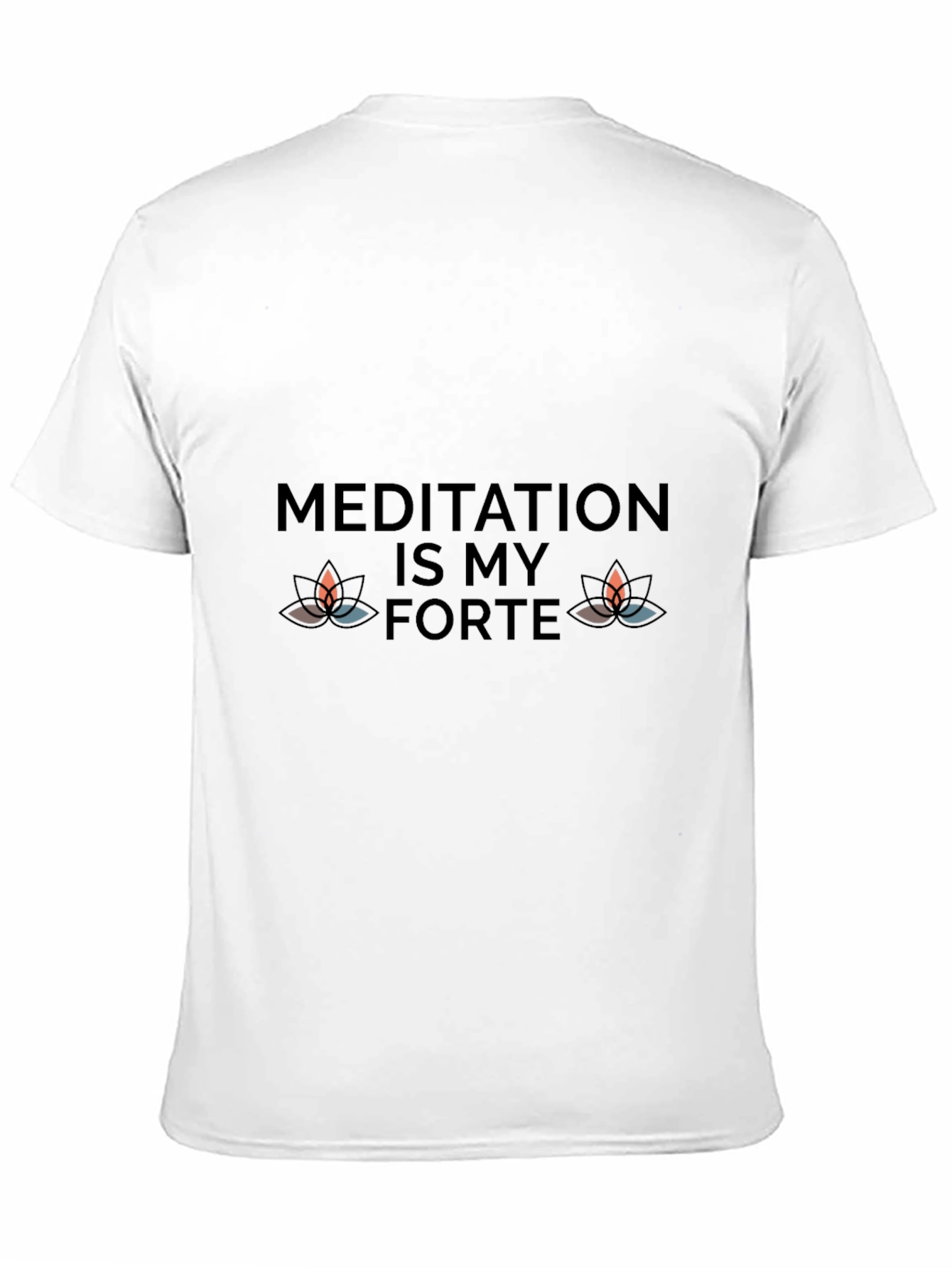 Meditation Is My Forte Black Tee