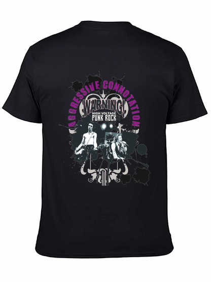 Aggressive Connotation Punk Rock Graphic Tee