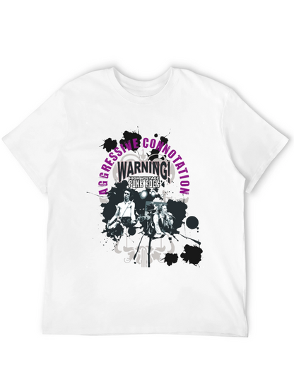 Aggressive Connotation Punk Rock Graphic Tee