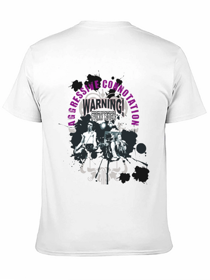 Aggressive Connotation Punk Rock Graphic Tee