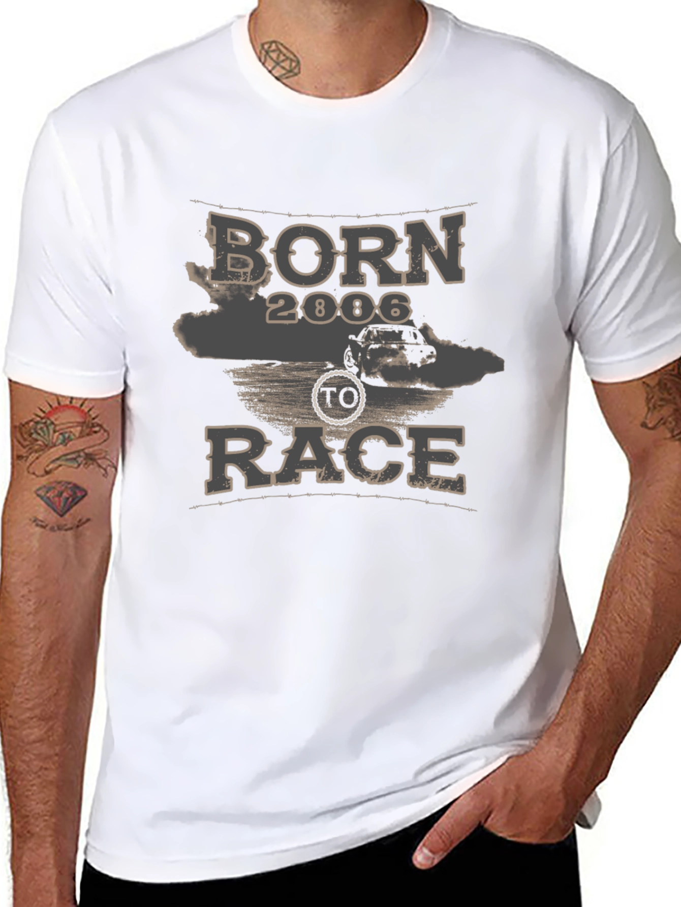 Born to Race 2006 Graphic T-Shirt