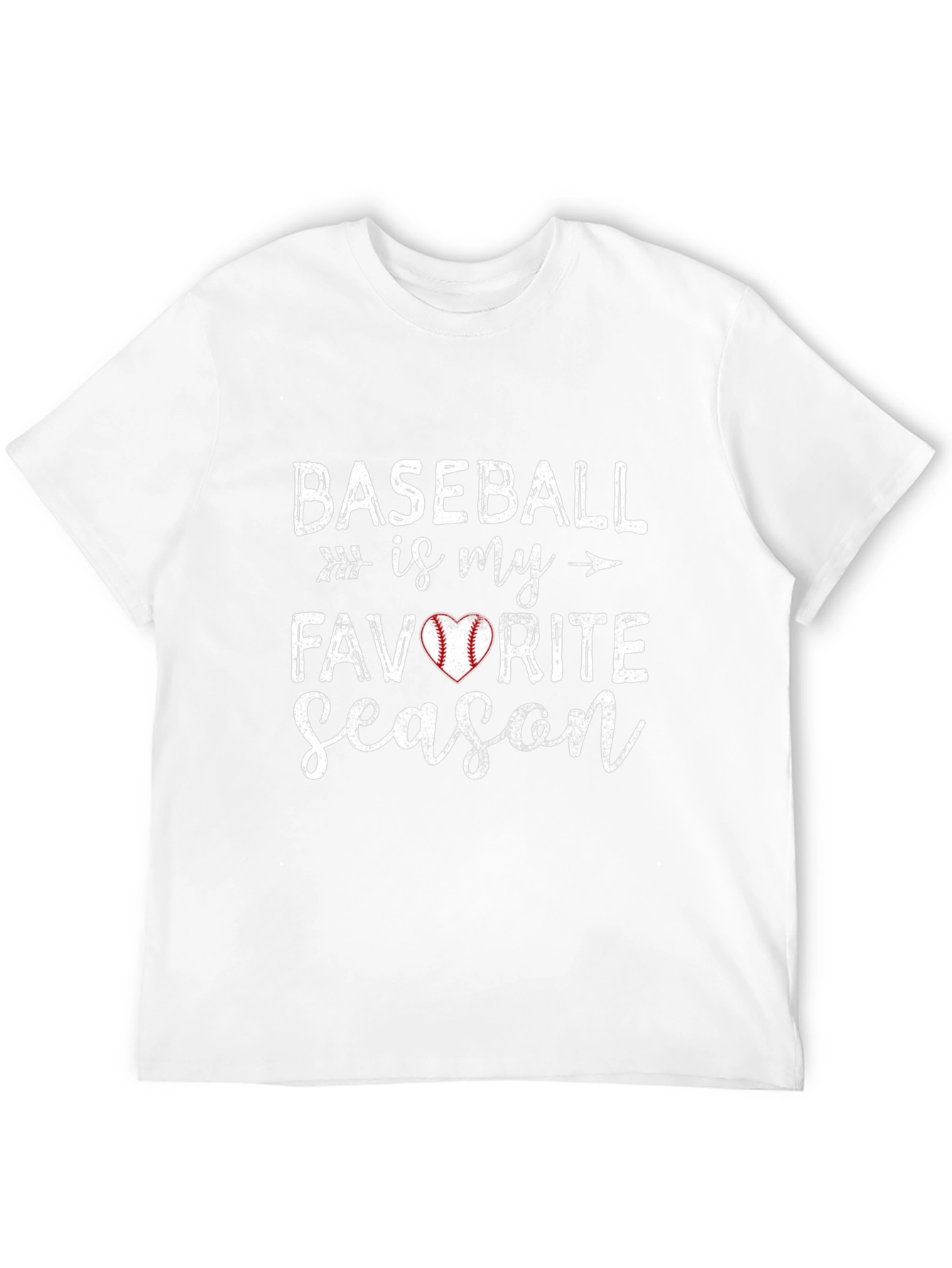 Baseball Is My Favorite Season Graphic Tee