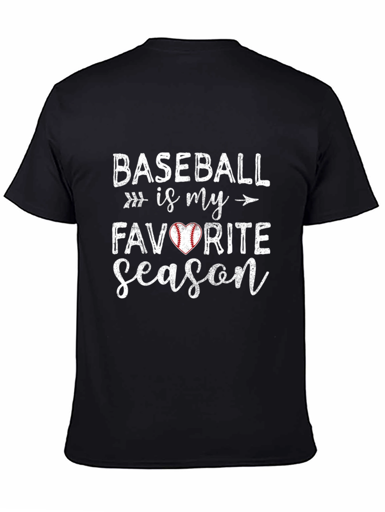 Baseball Is My Favorite Season Graphic Tee