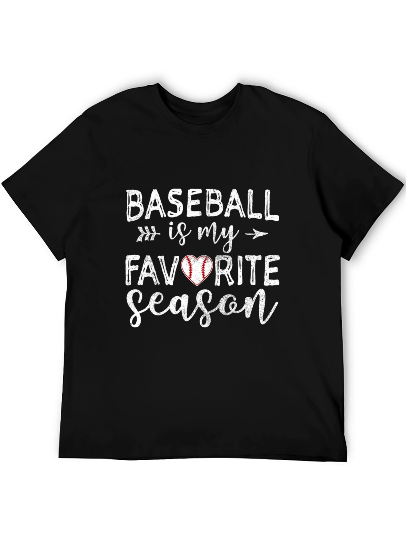 Baseball Is My Favorite Season Graphic Tee