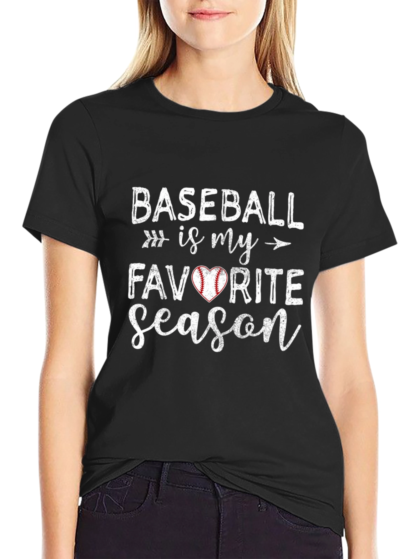 Baseball Is My Favorite Season Graphic Tee