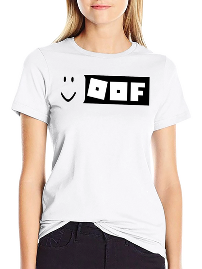 Roblox Oof T-Shirt - Black Graphic Tee Gamer Style