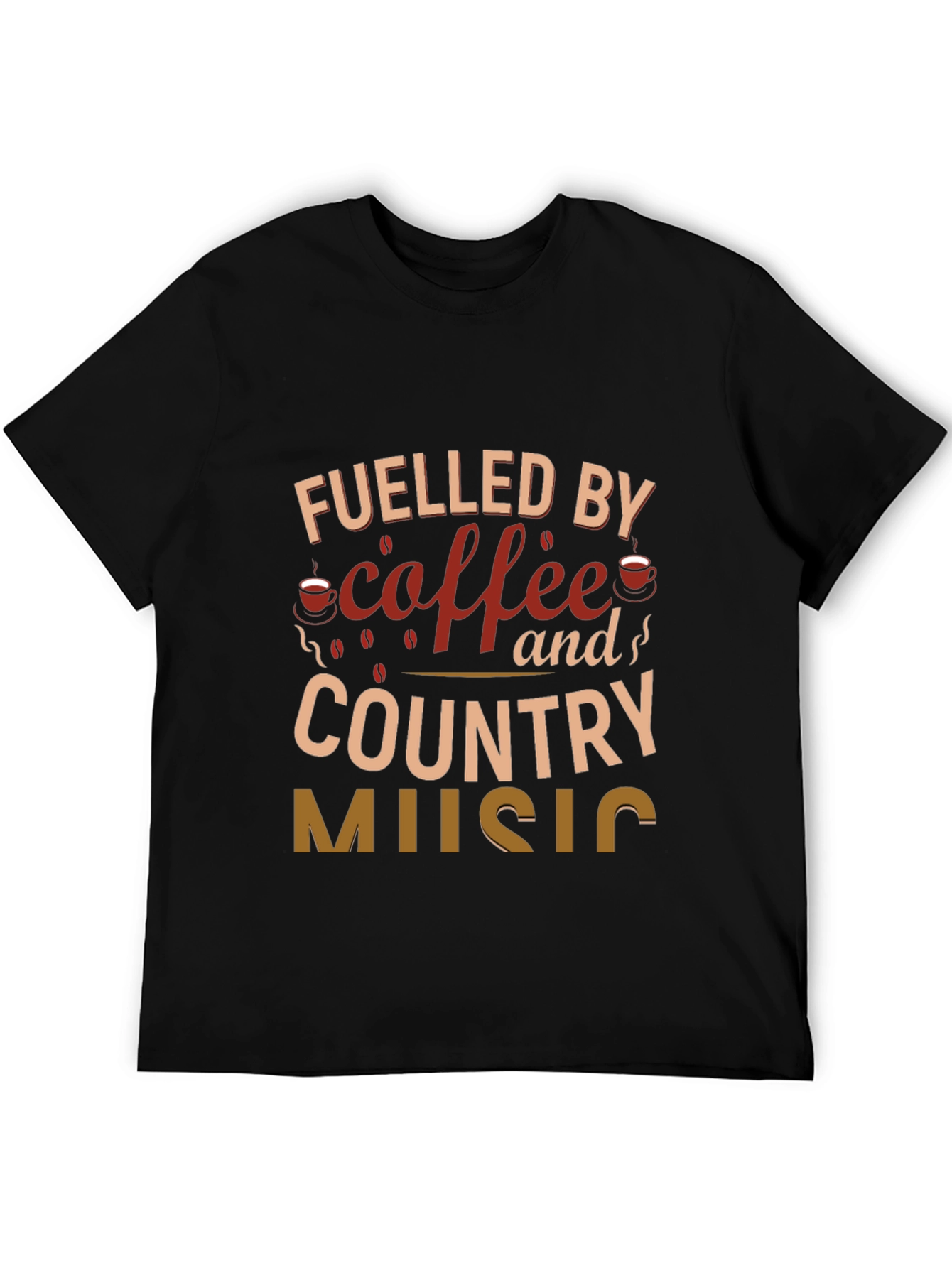 Coffee & Country Music Graphic Tee