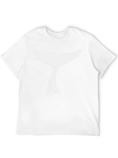 Whale Tail Graphic T-Shirt - Black