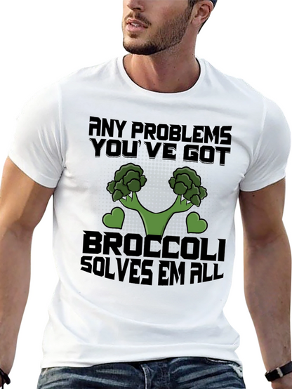 Broccoli Solves All Problems T-Shirt