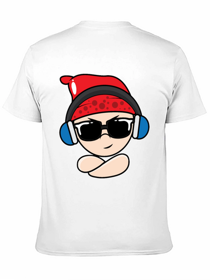 Cool Cartoon Character Black T-Shirt