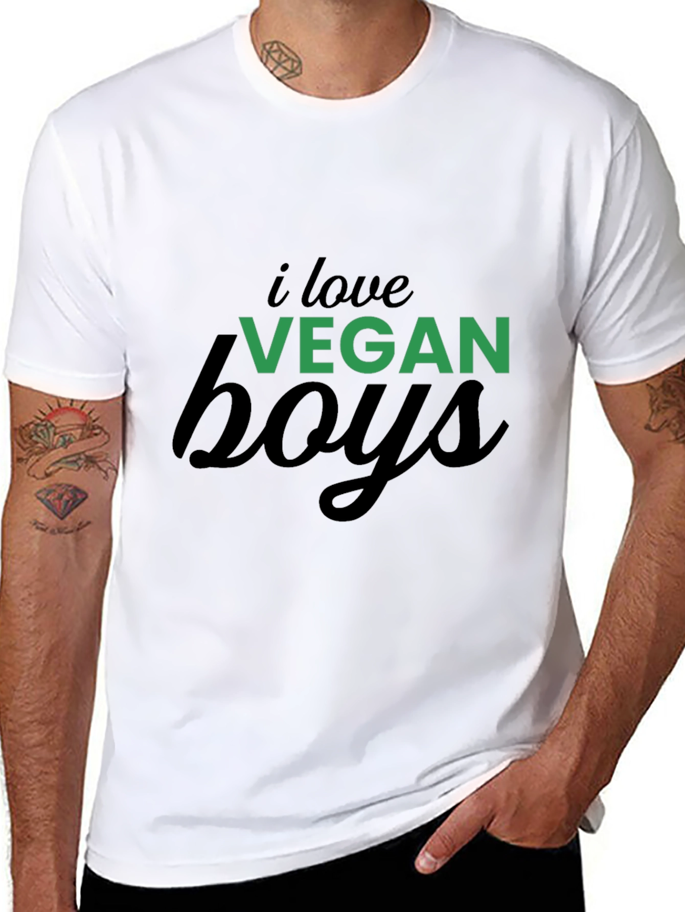 Vegan Boys Graphic T-Shirt