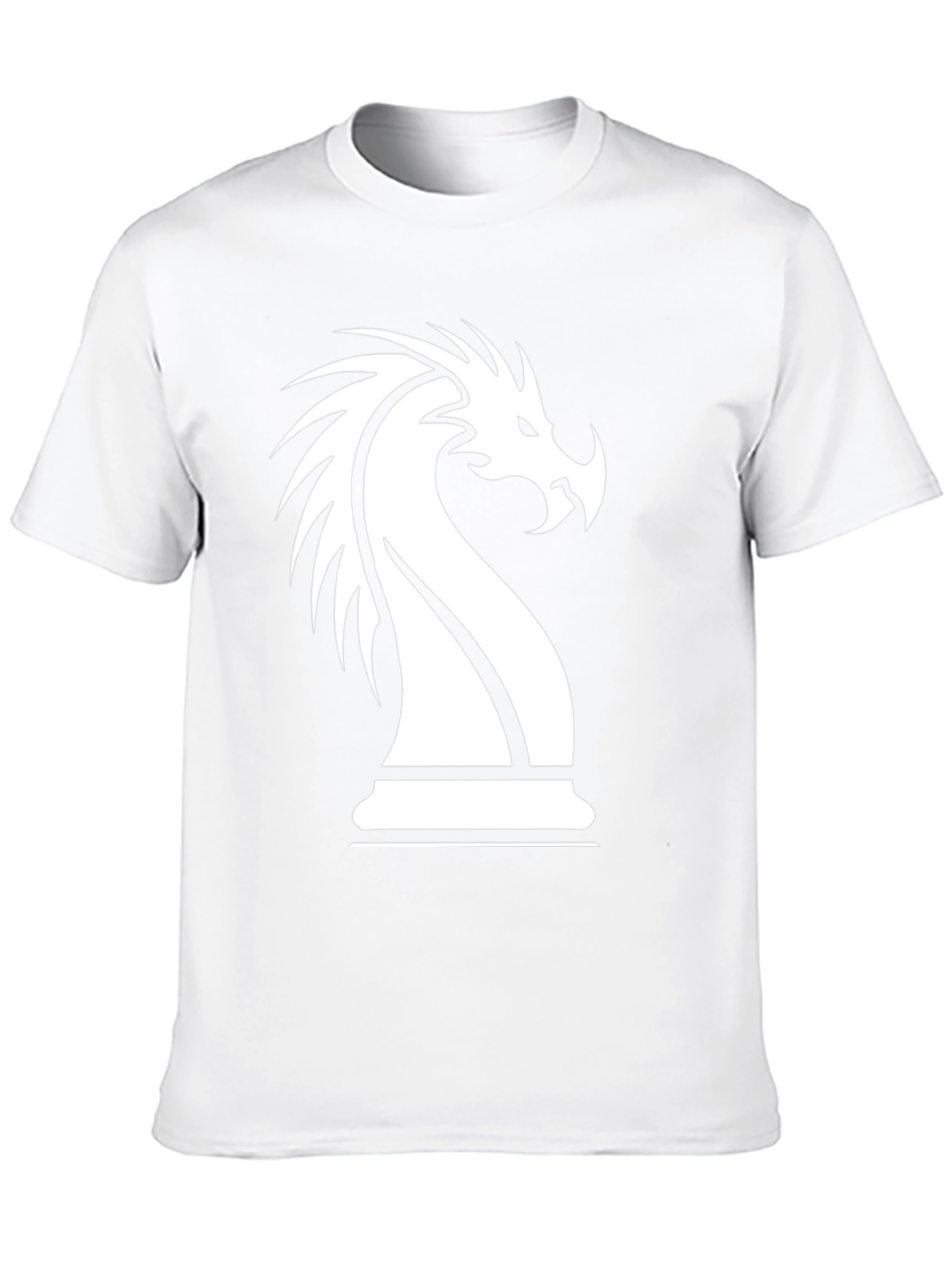 Dragon Knight Chess Piece Graphic T-Shirt