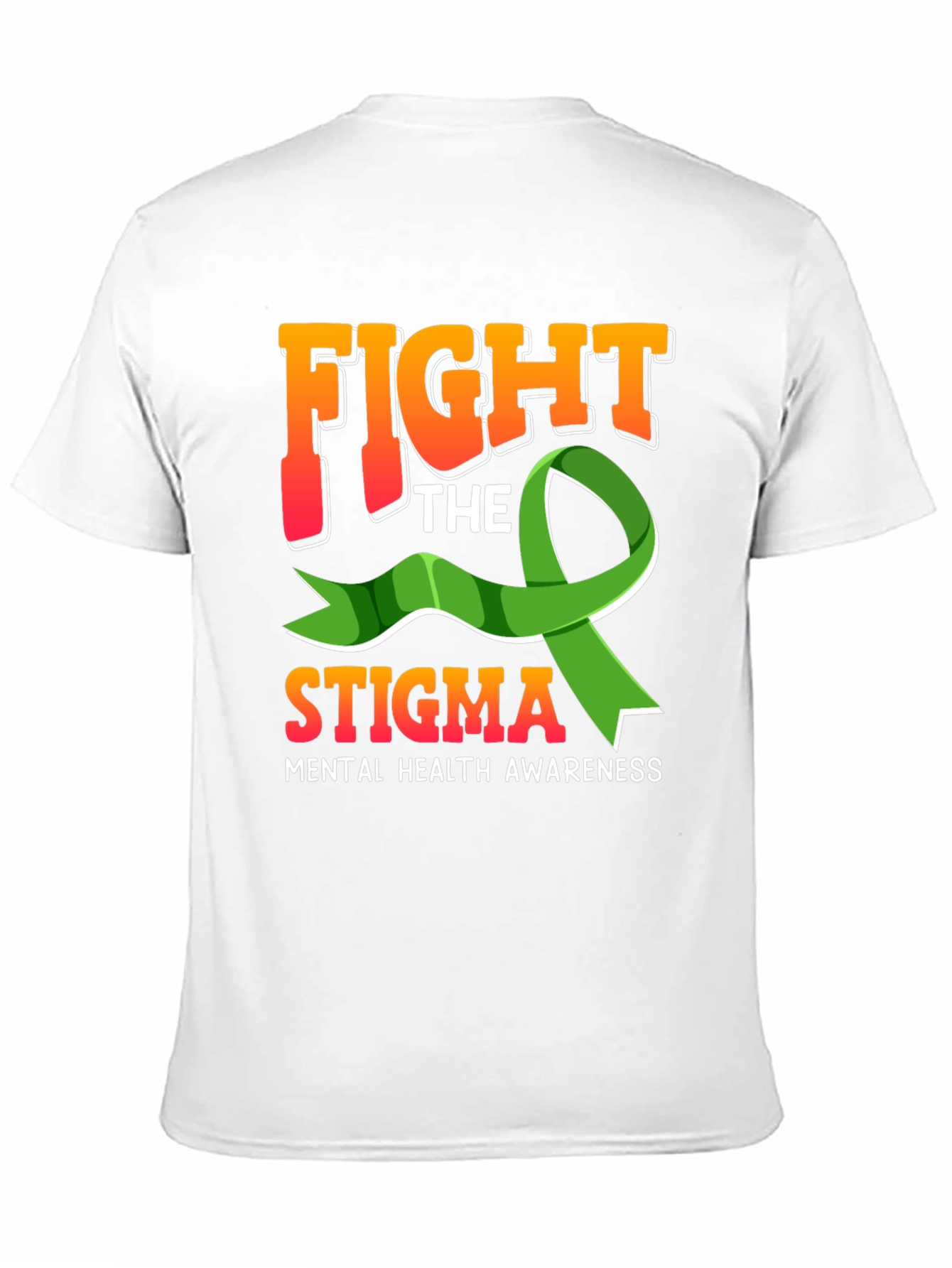 Fight The Stigma Mental Health Awareness Graphic Tee