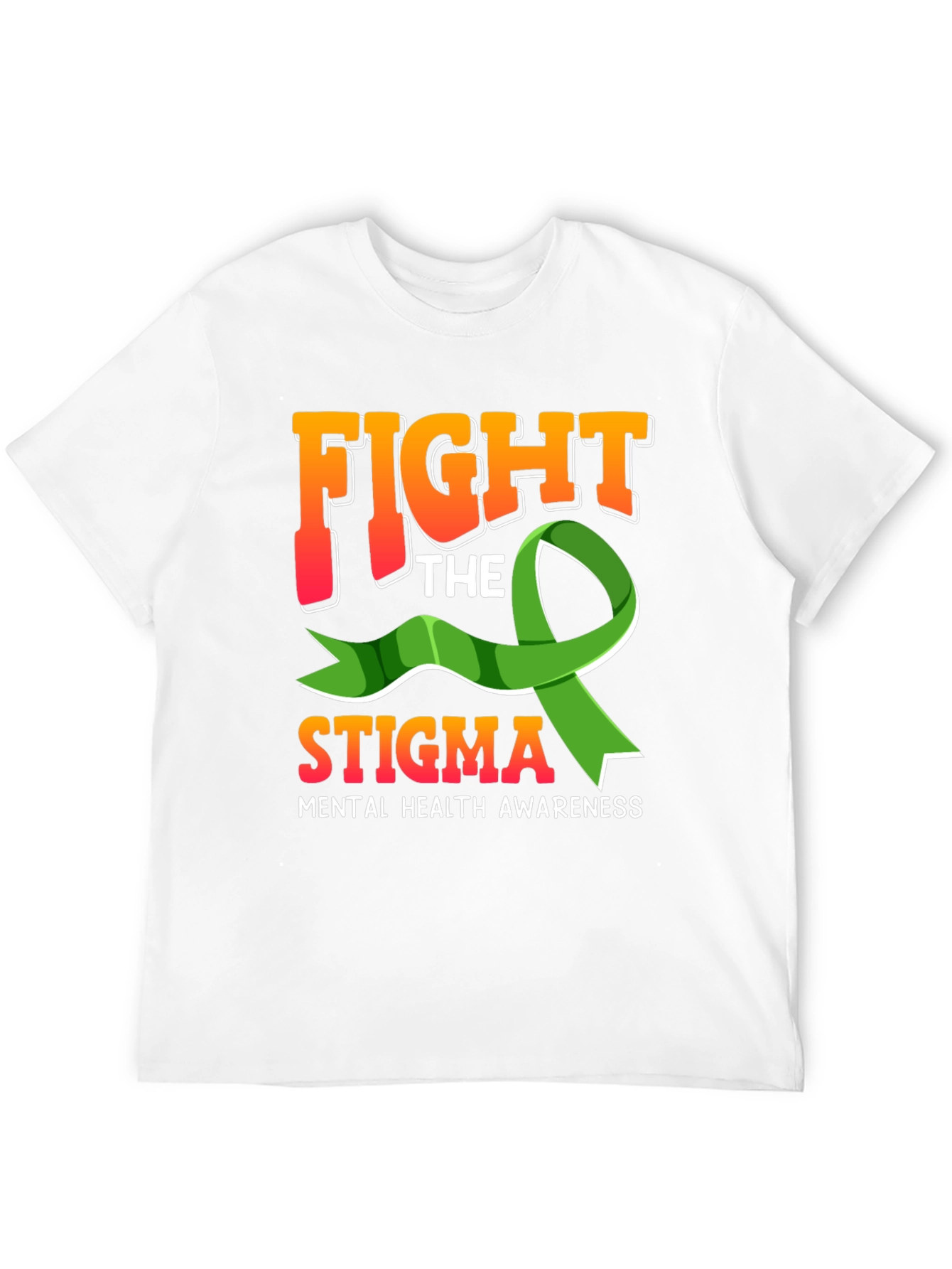 Fight The Stigma Mental Health Awareness Graphic Tee