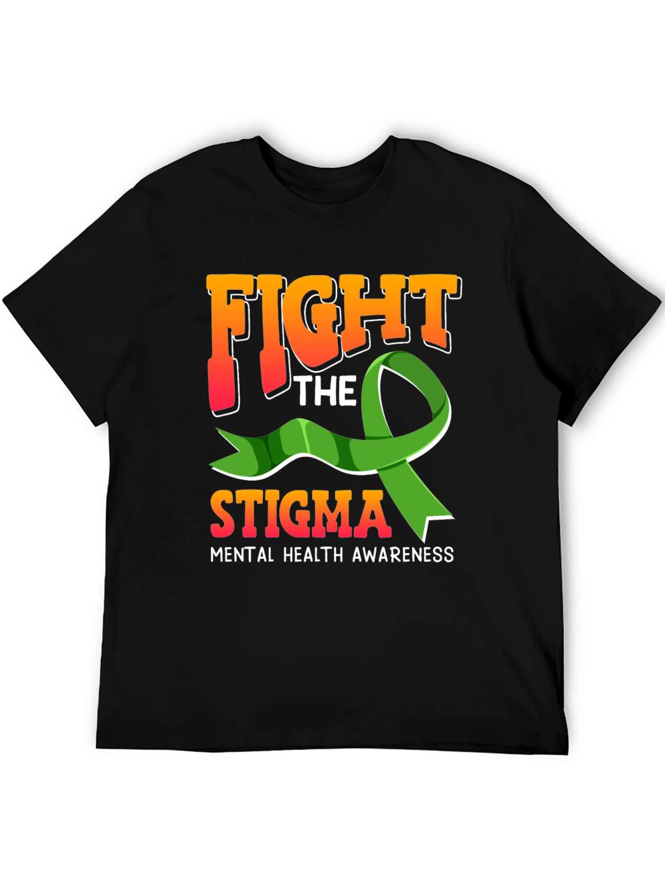 Fight The Stigma Mental Health Awareness Graphic Tee