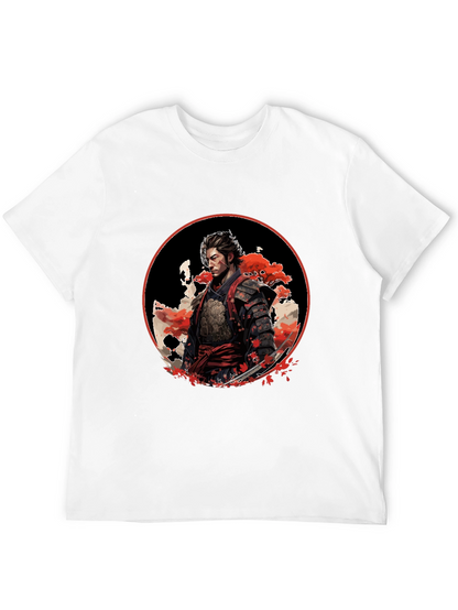Samurai Warrior Graphic Black T-Shirt