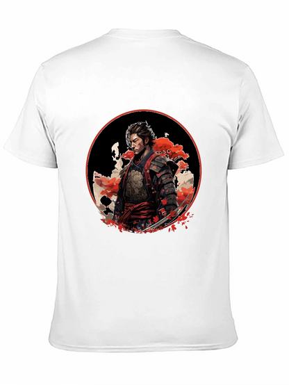 Samurai Warrior Graphic Black T-Shirt