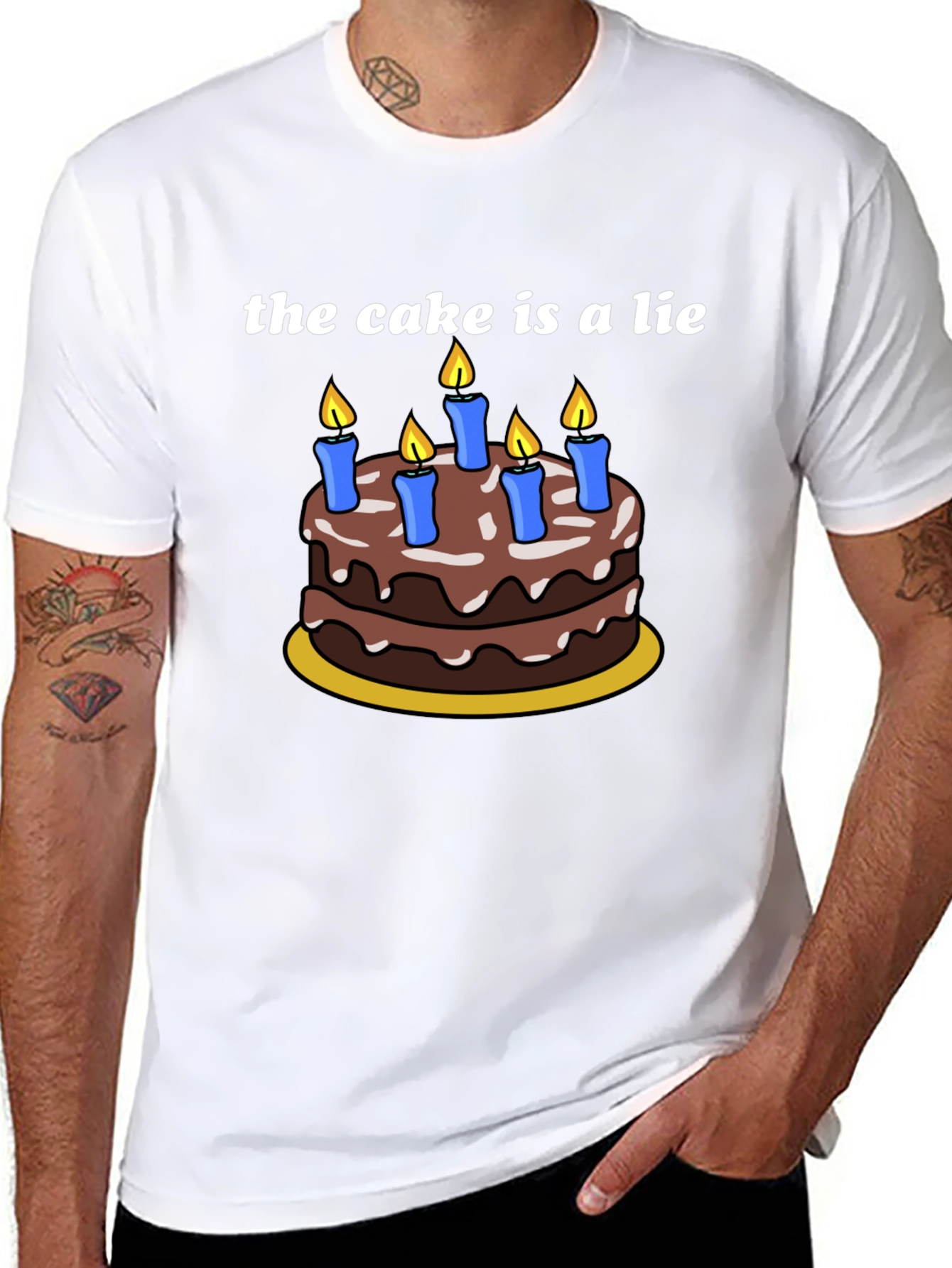 Cake is a Lie Graphic T-Shirt