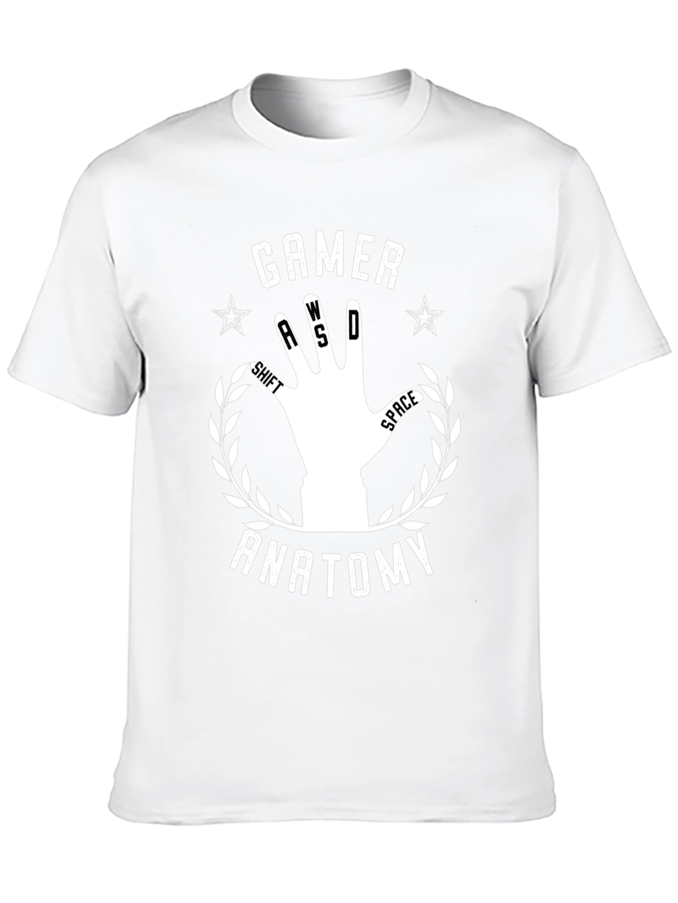 Gamer Anatomy T-Shirt - Gaming Hand Design