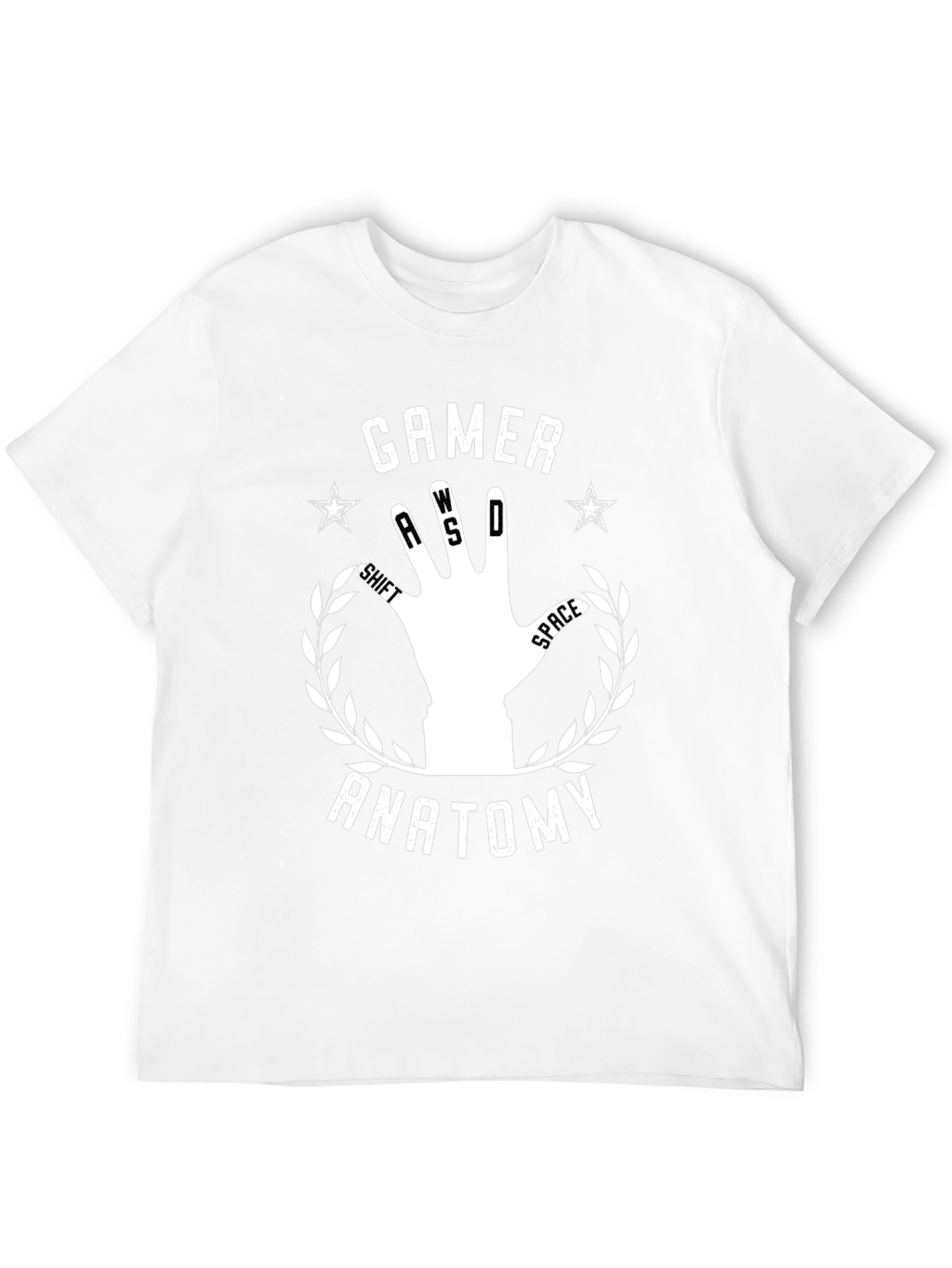 Gamer Anatomy T-Shirt - Gaming Hand Design