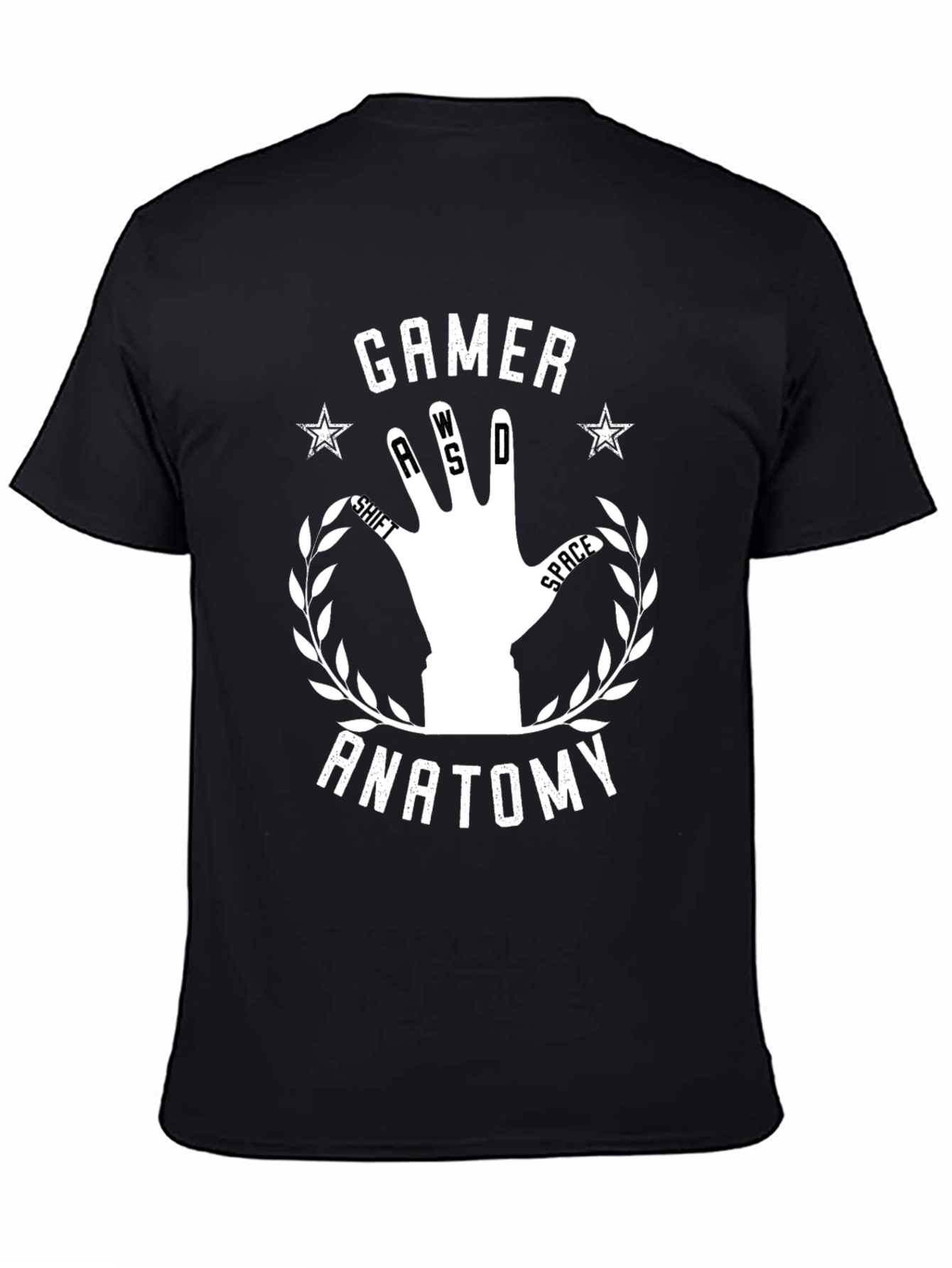 Gamer Anatomy T-Shirt - Gaming Hand Design