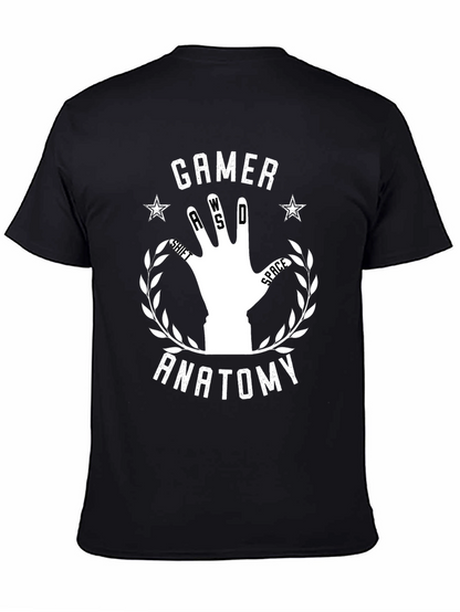 Gamer Anatomy T-Shirt - Gaming Hand Design