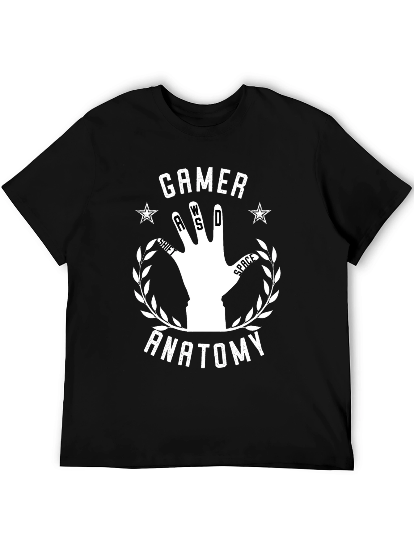 Gamer Anatomy T-Shirt - Gaming Hand Design