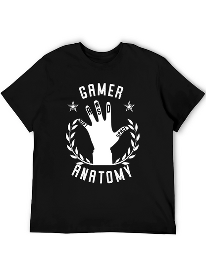 Gamer Anatomy T-Shirt - Gaming Hand Design