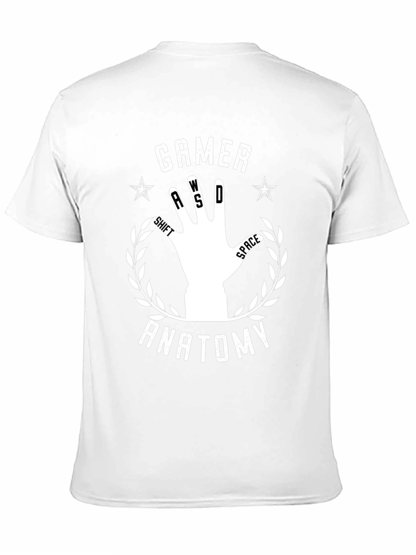 Gamer Anatomy T-Shirt - Gaming Hand Design